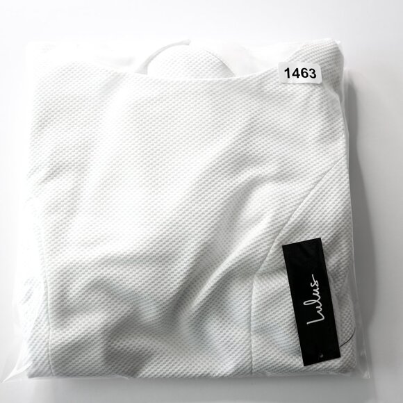 LULUS White Gal About Town Open Back Sleeveless Skater Dress - Size Medium - NWT - Picture 16 of 16